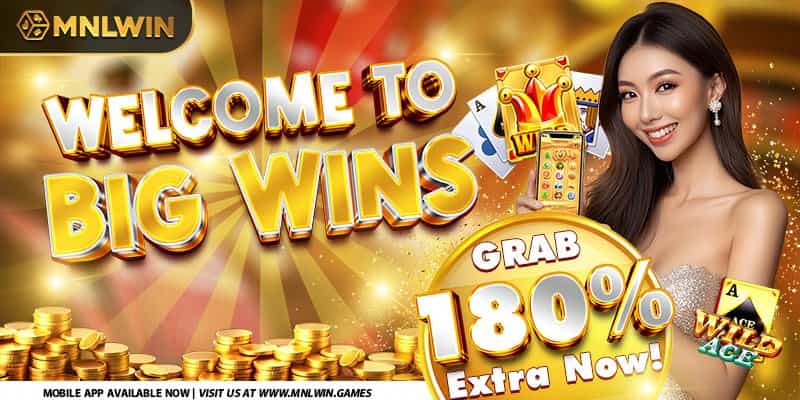 mnlwin welcome bonus website banner